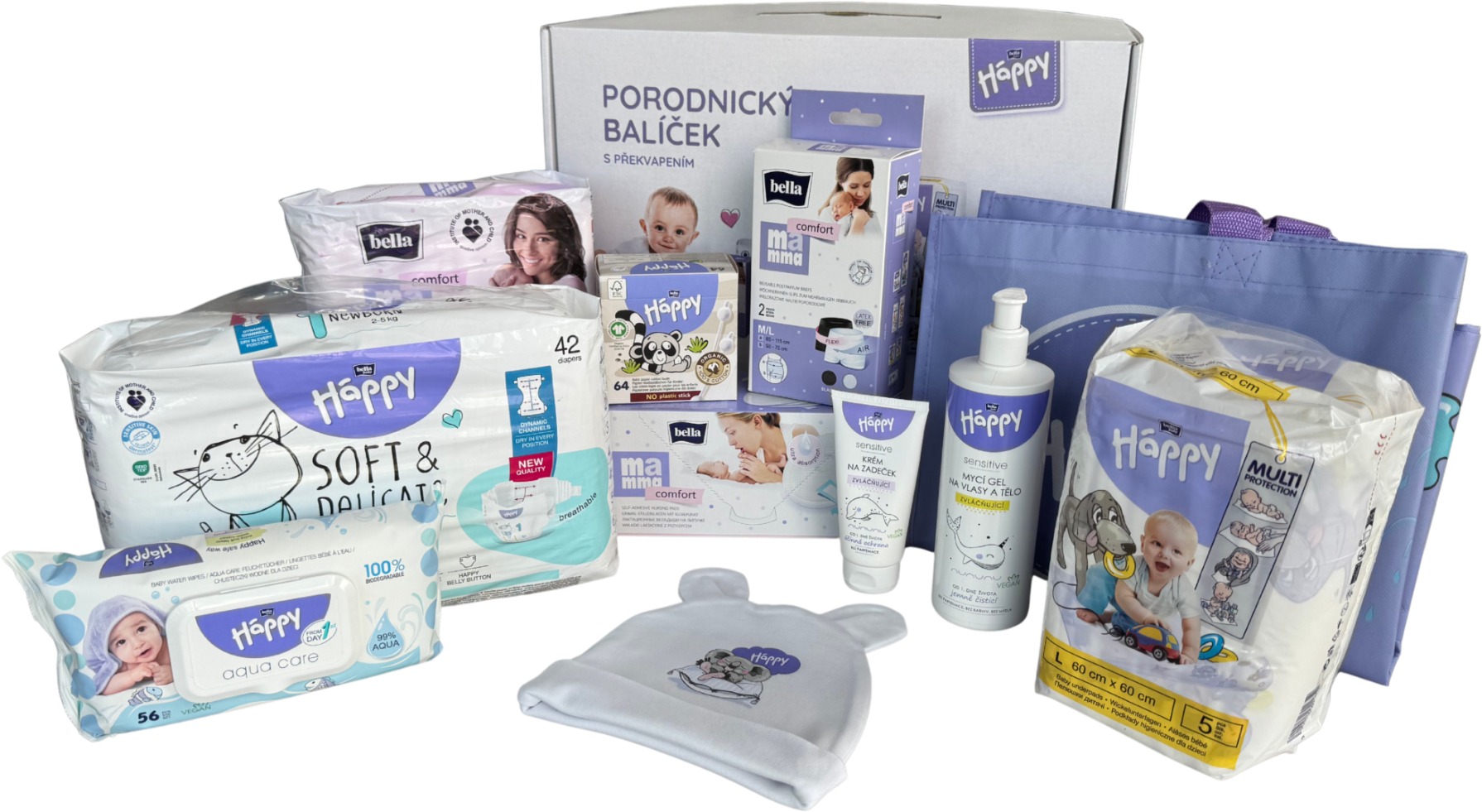 Bella Baby Happy pôrodnický balíček Comfort XL