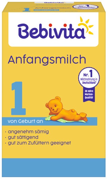 Bebivita 1 počiatočná dojčenská výživa od narodenia 500 g