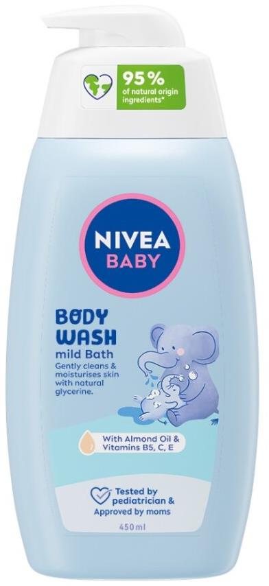 NIVEA Baby sprchový gél na jemný kúpeľ 450 ml
