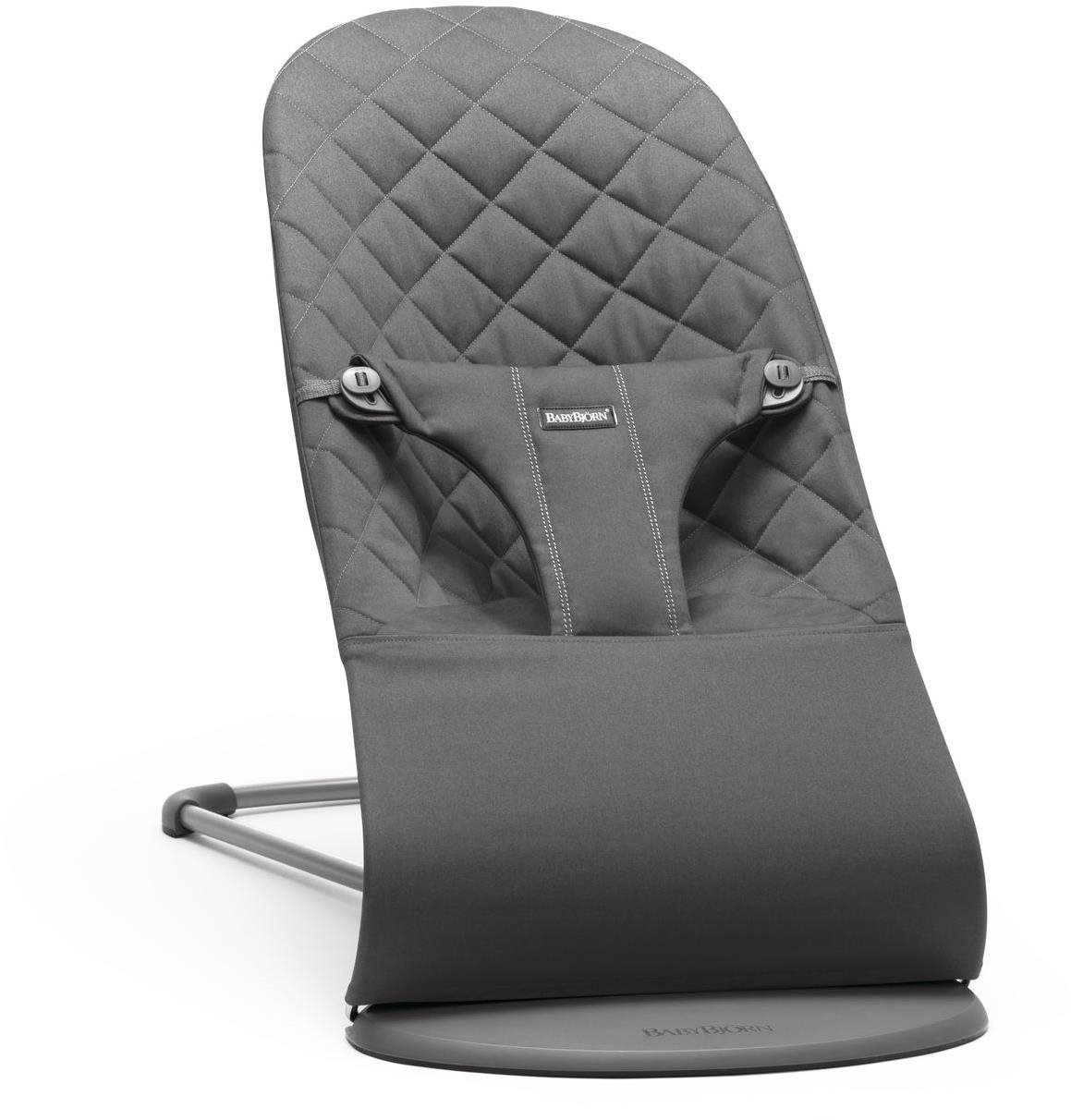 Babybjorn ležadlo BLISS Anthracit classic Woven