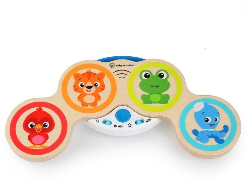 BABY EINSTEIN Drevené hudobné bubny Magic Touch Hape