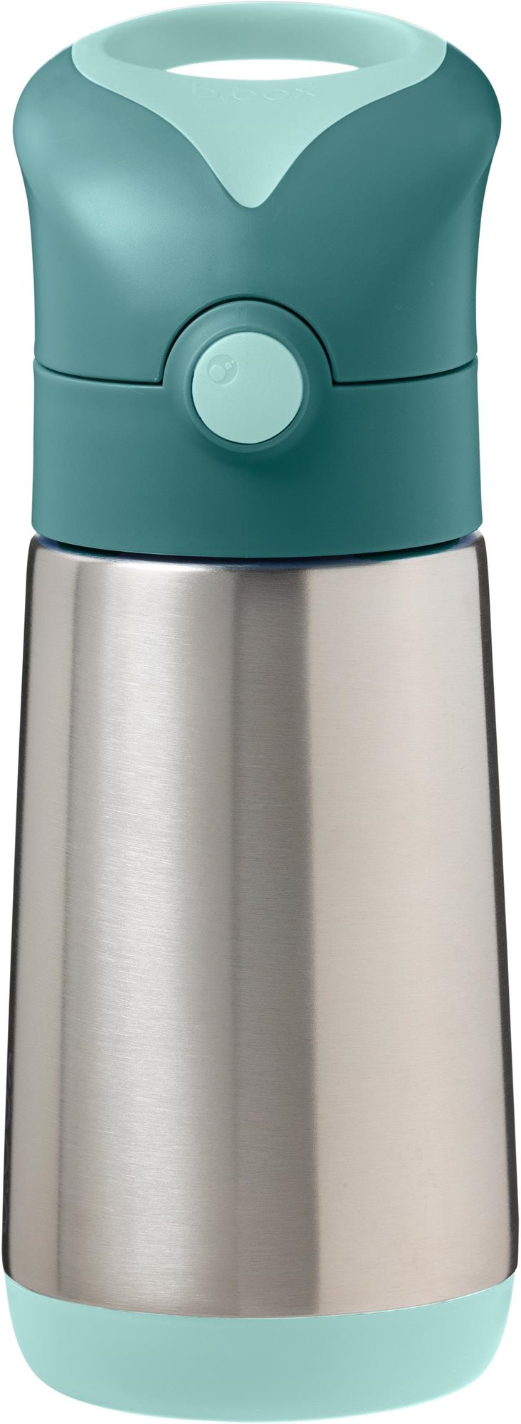 b.box Termoska na nápoj so slamkou 350 ml – emerald forest