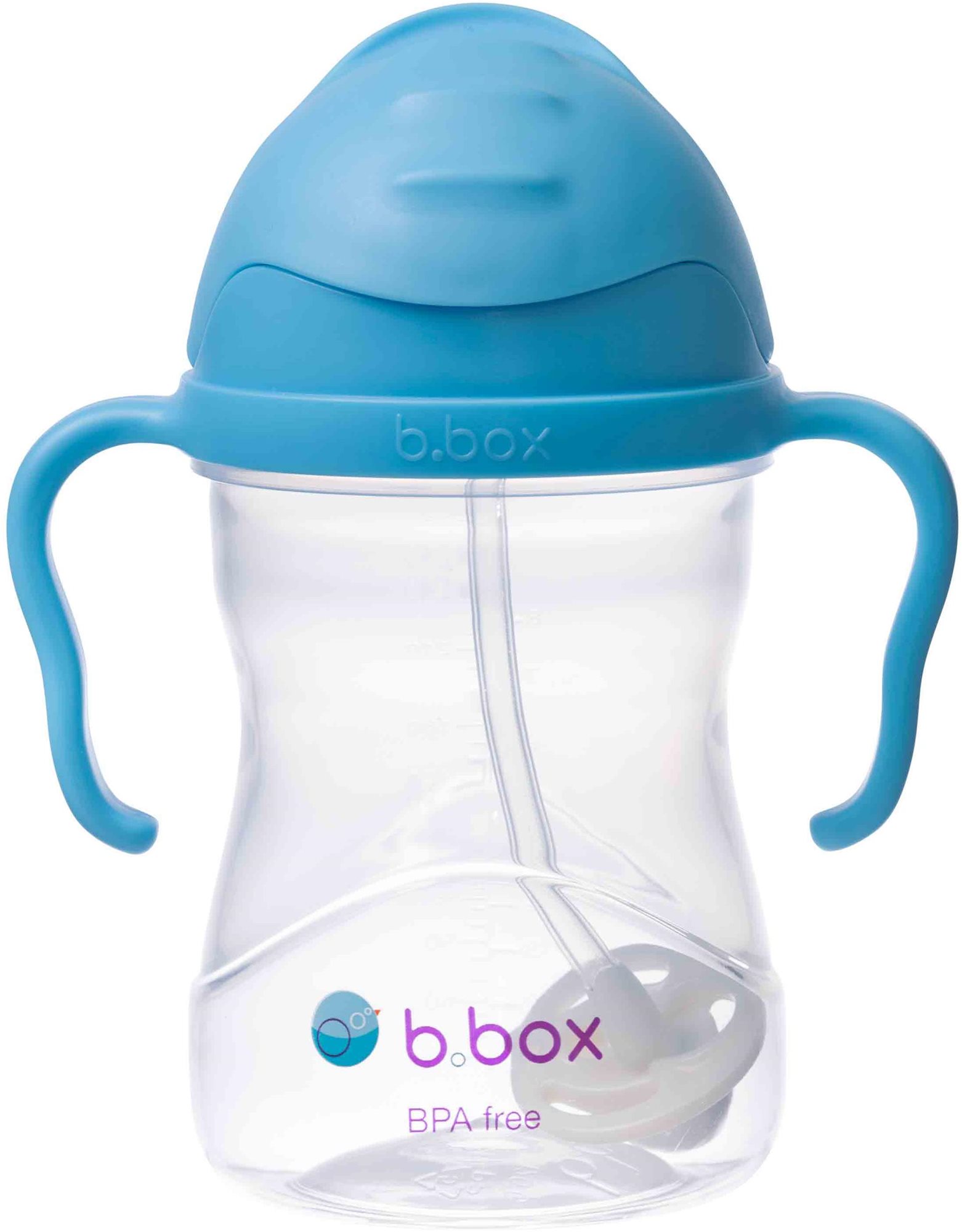 b.box Hrnček so slamkou – čučoriedka 240 ml