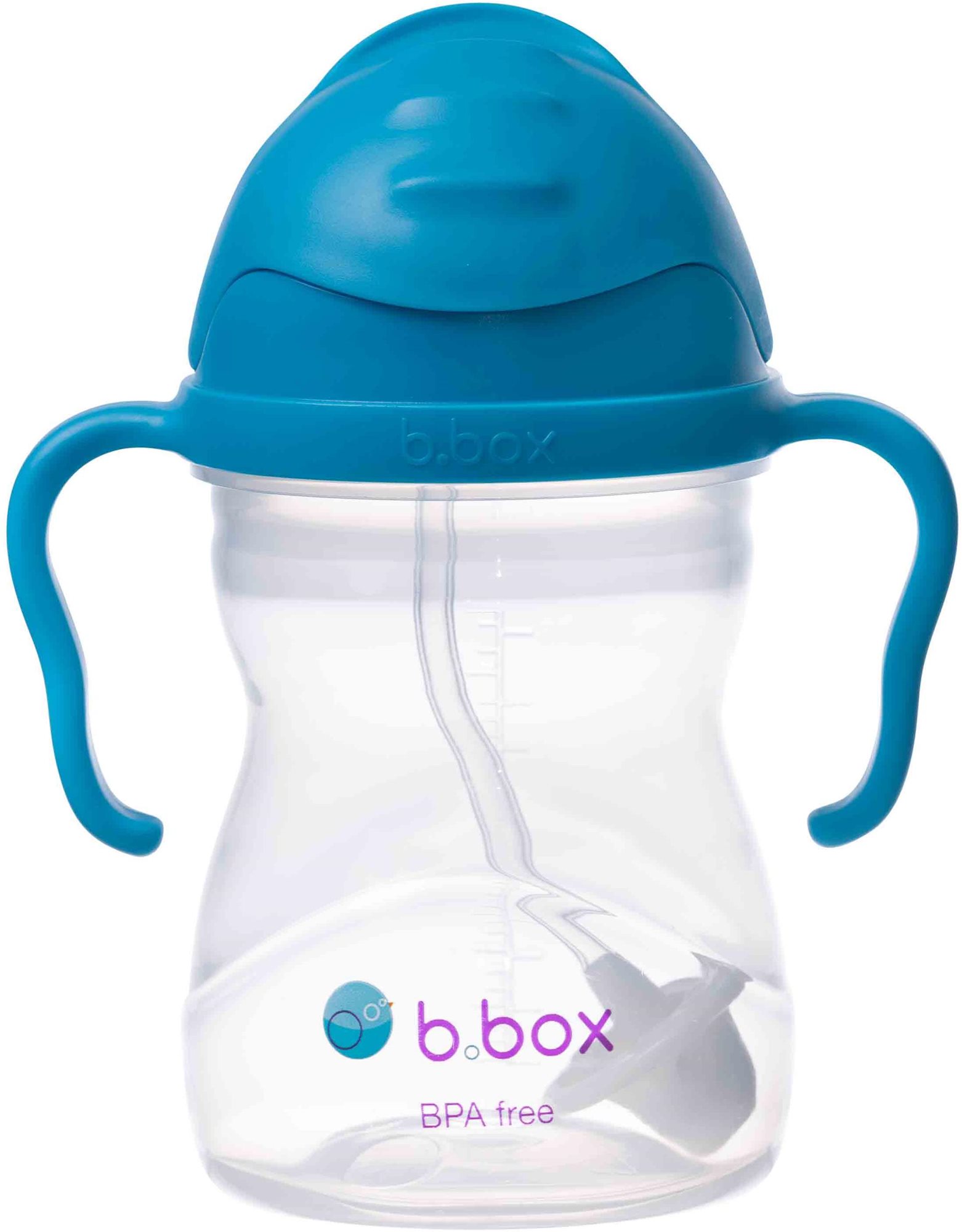 b.box Hrnček so slamkou – kobaltovo modrý 240 ml