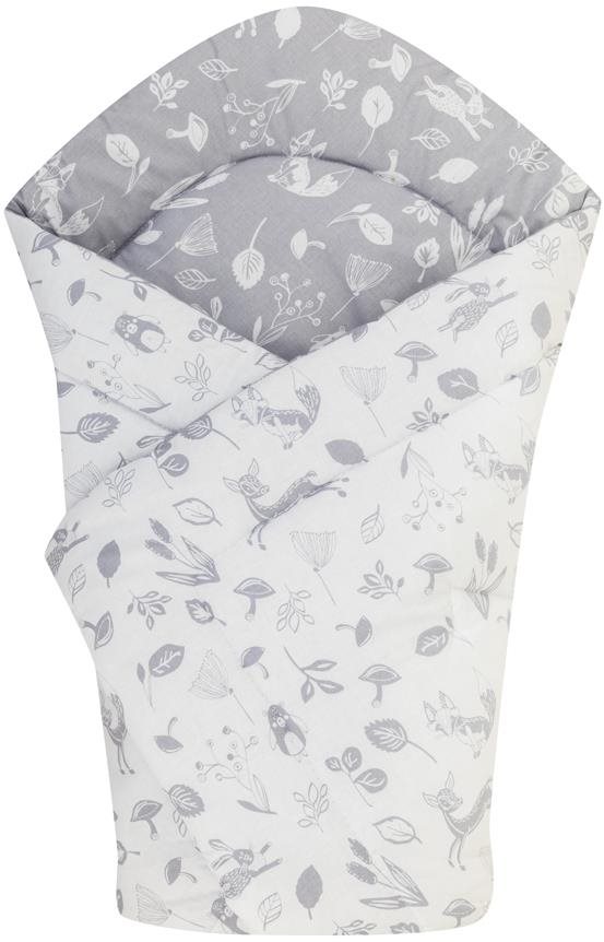 Bomimi Rýchlozavinovačka soft obojstranná zvieratká sivá