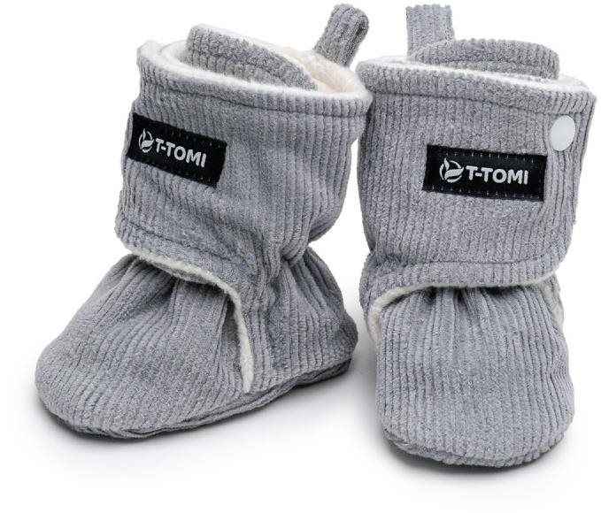 T-Tomi Capačky Grey warm (0 – 3 mesiace)