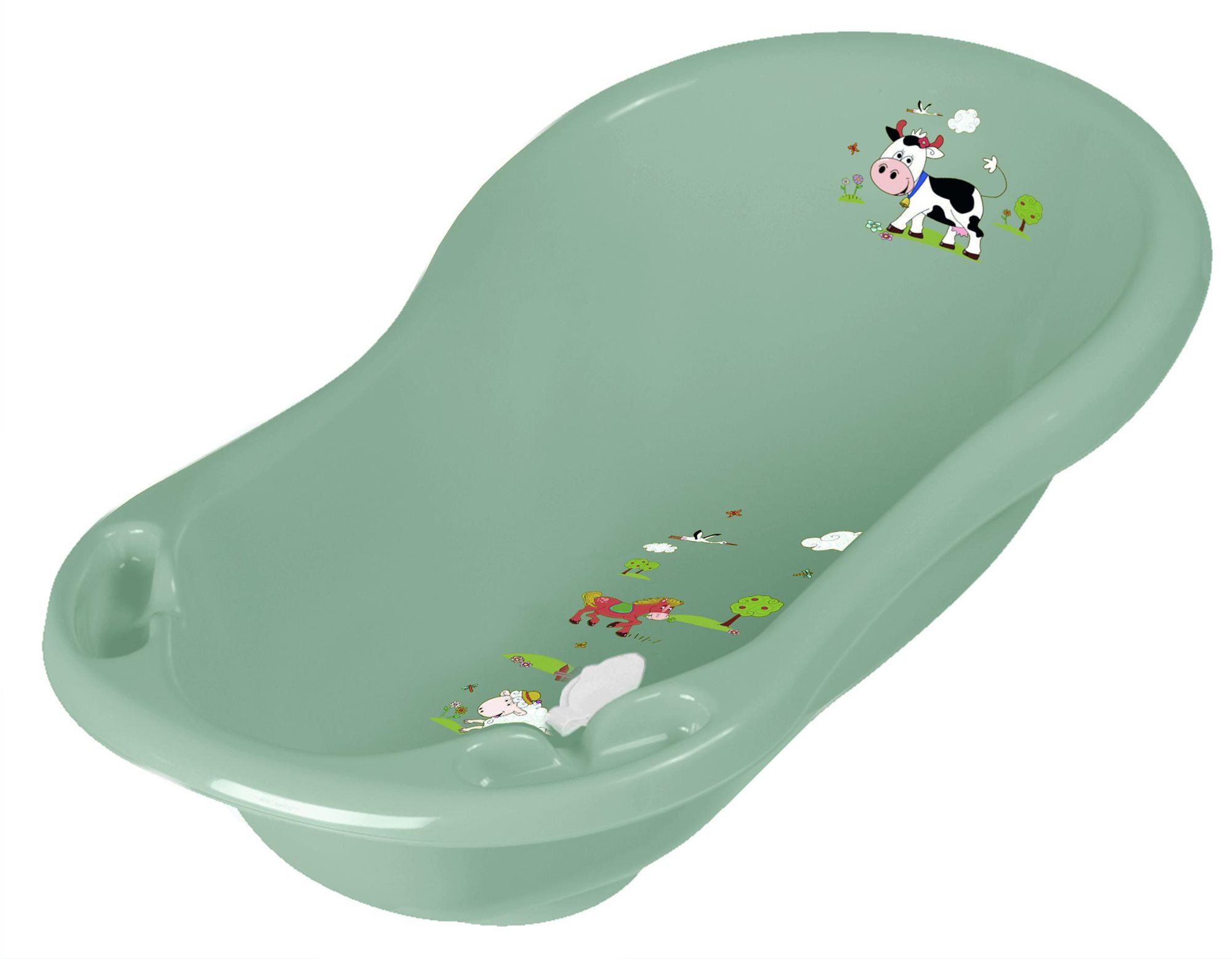 KEEEPER Detská vanička 84 cm Funny Farm so zátkou