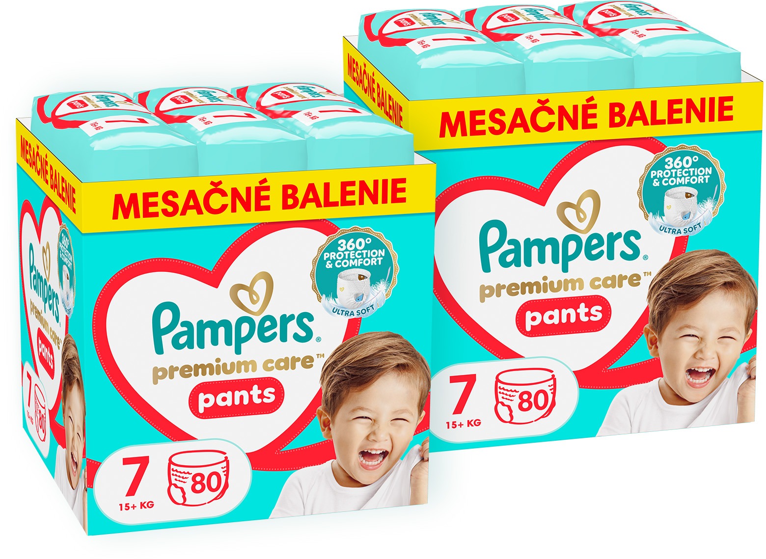 PAMPERS Premium Care Pants veľ. 7 (160 ks)