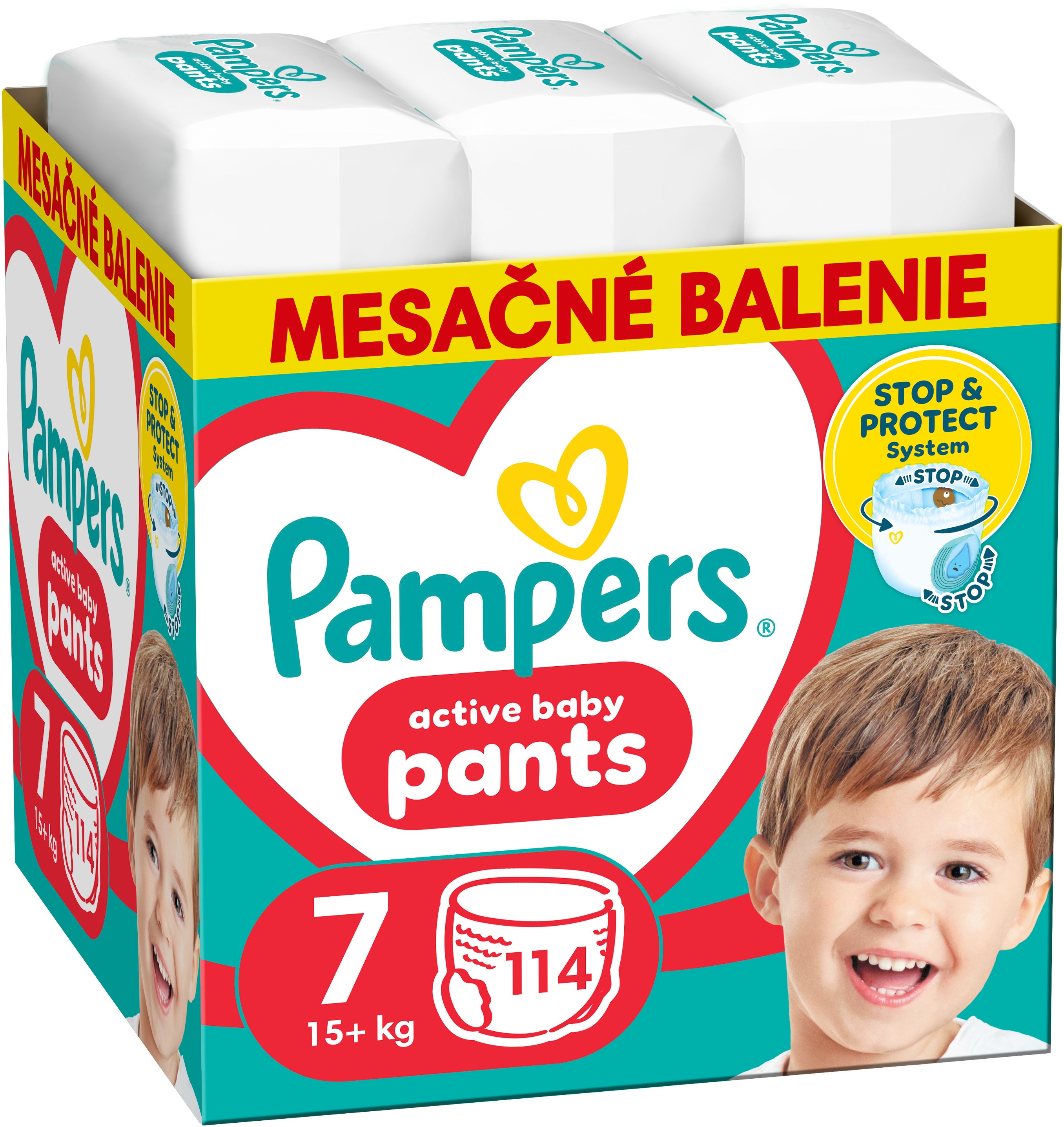PAMPERS Pants veľkosť 7 (114 ks)