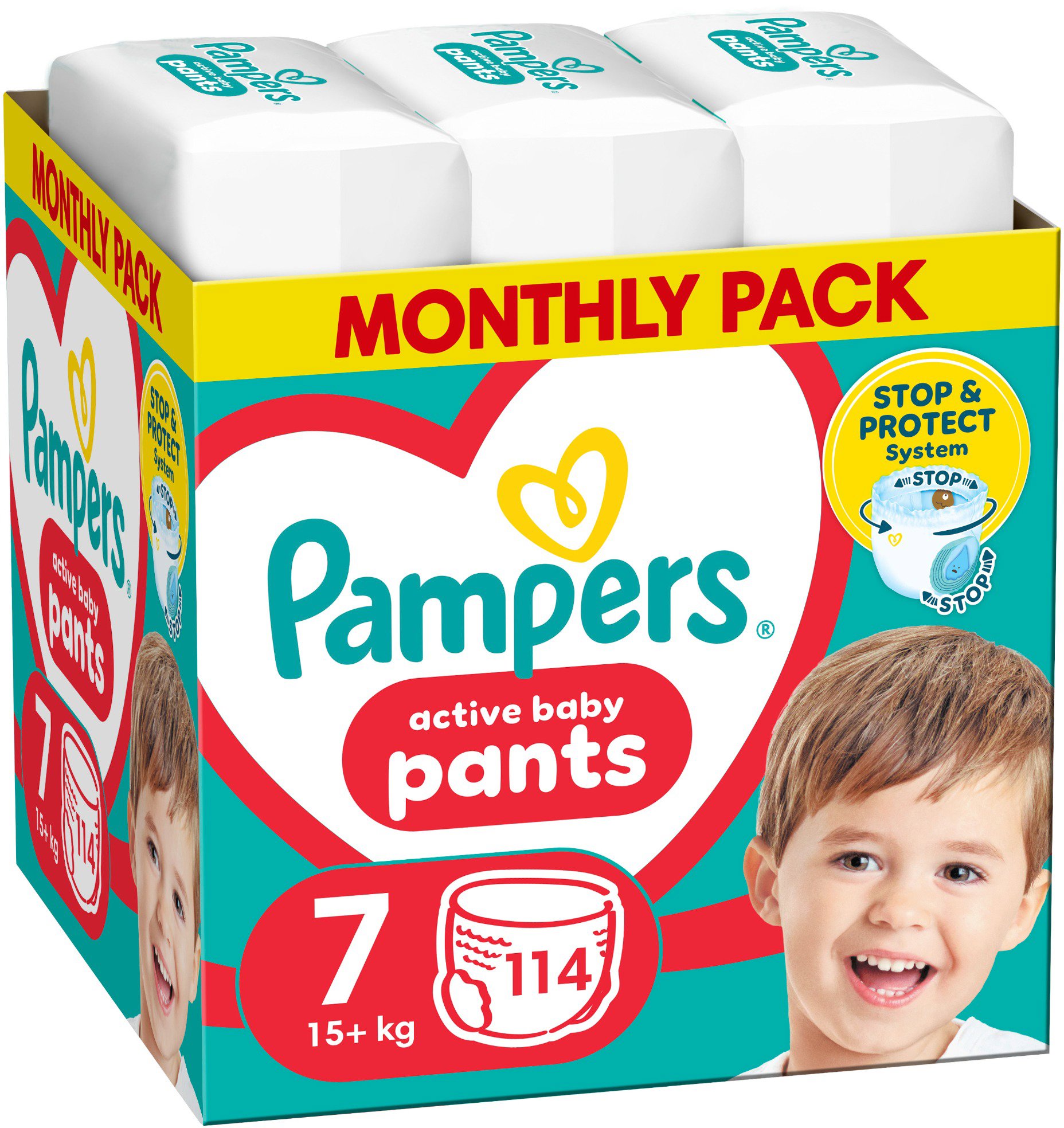 PAMPERS Pants veľkosť 7 (114 ks)