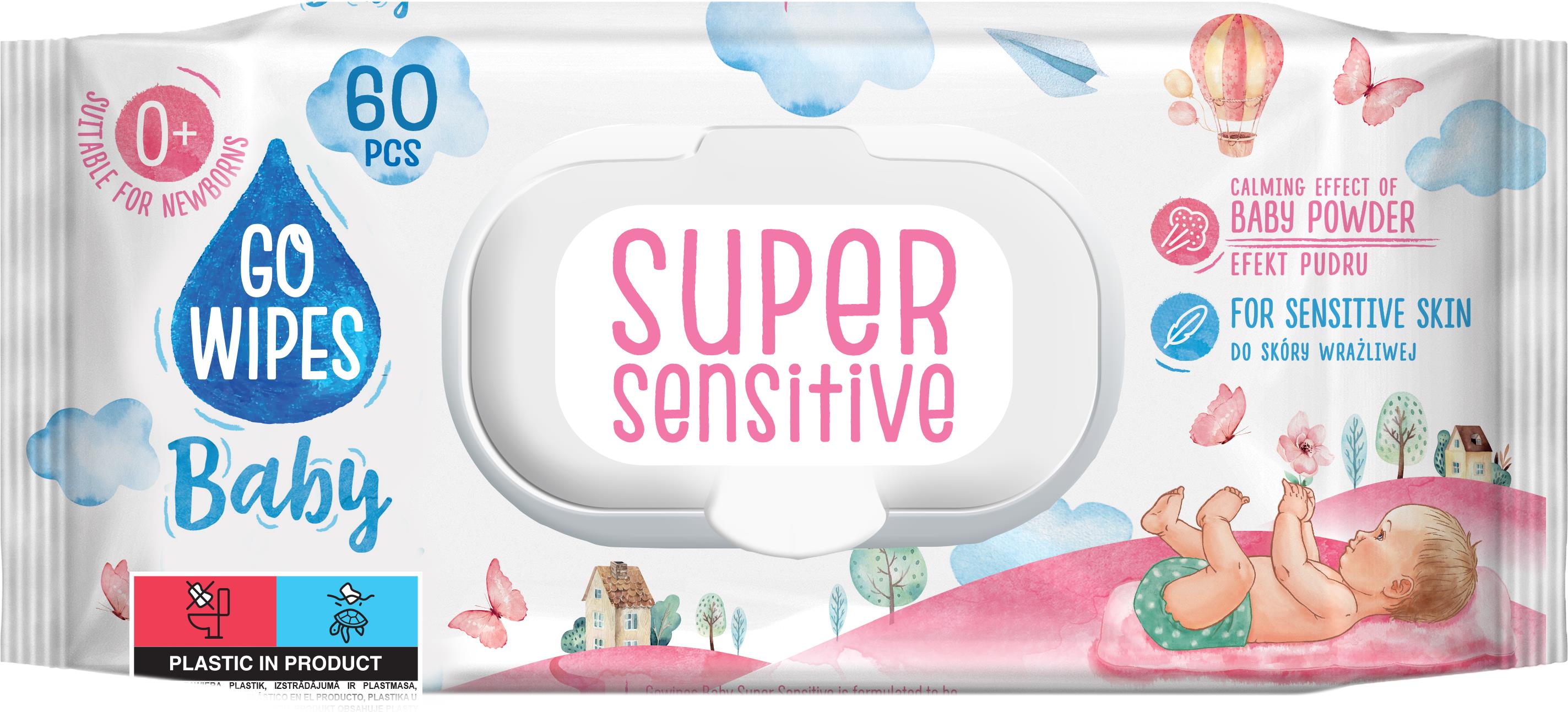 GoWipes Super Sensitive 60 ks