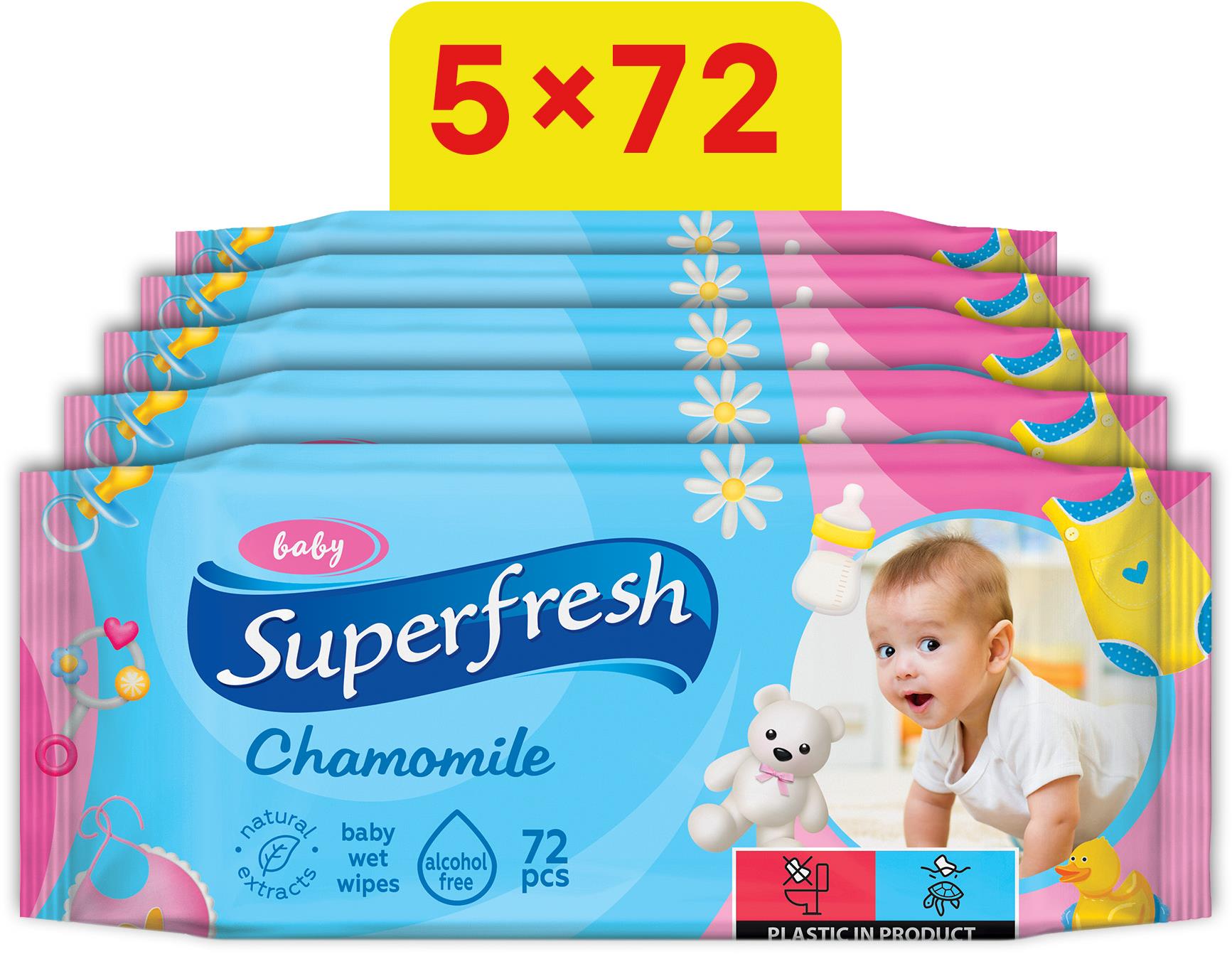 Superfresh s harmančekom 5× 72 ks (360 ks)