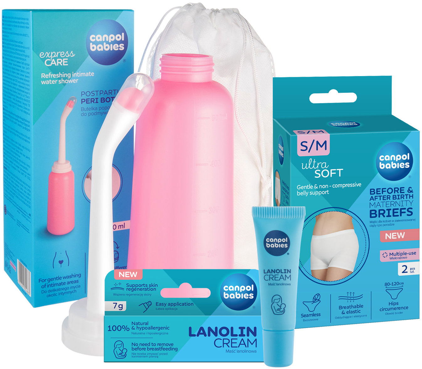 Canpol babies sada pre tehotné S/M