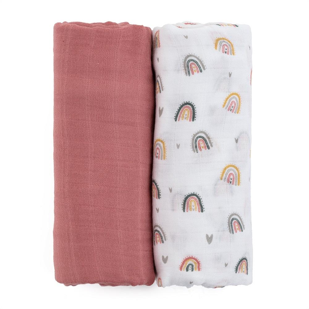 PETITE&MARS Misty Rose Rainbow 2 v 1 120 × 120 cm, 2 ks