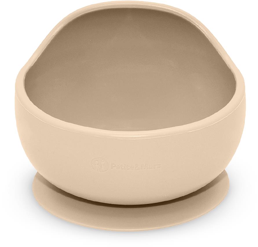 PETITE&MARS Miska silikónová s prísavkou Take&Match Desert Sand