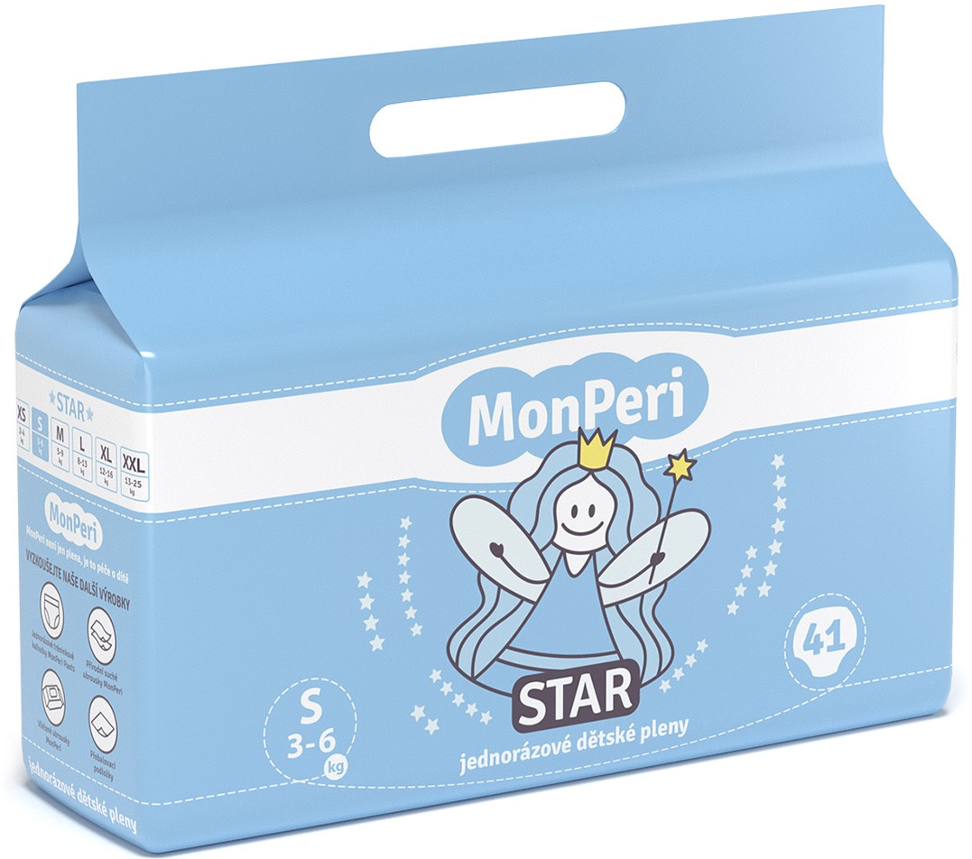 MonPeri STAR veľ. S (42 ks)