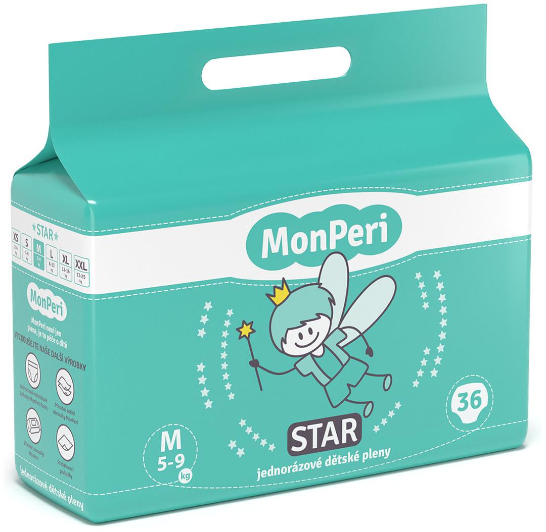 MonPeri STAR veľ. M (36 ks)