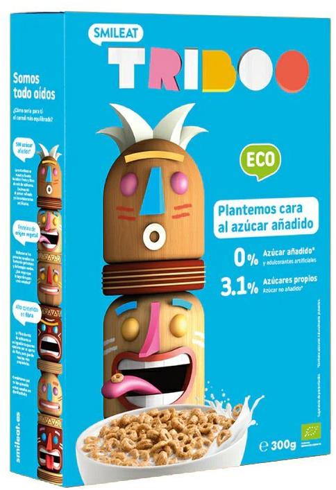 SMILEAT Bio cereálne krúžky bez pridaného cukru 300 g