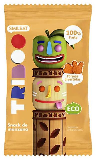 SMILEAT Bio 100 % ovocné mäkké cukríky jablko 25 g