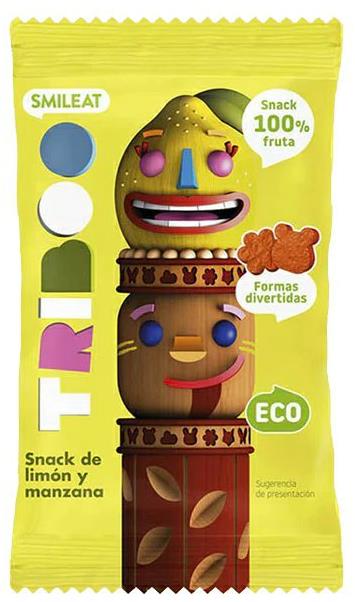 SMILEAT Bio 100 % ovocné mäkké cukríky jablko a citrón 25 g