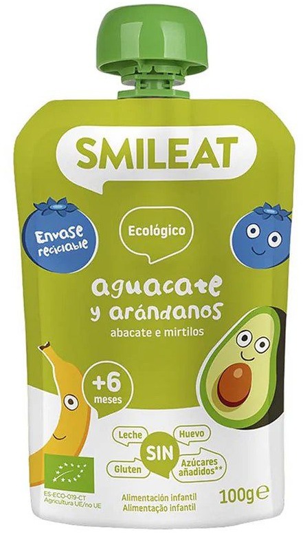 SMILEAT Bio kapsička jablko, banán, avokádo a borievky 100 g