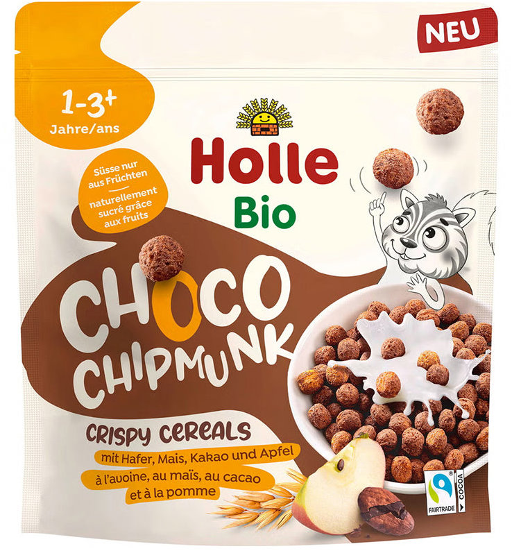HOLLE Bio Choco chipmunks musli 125 g