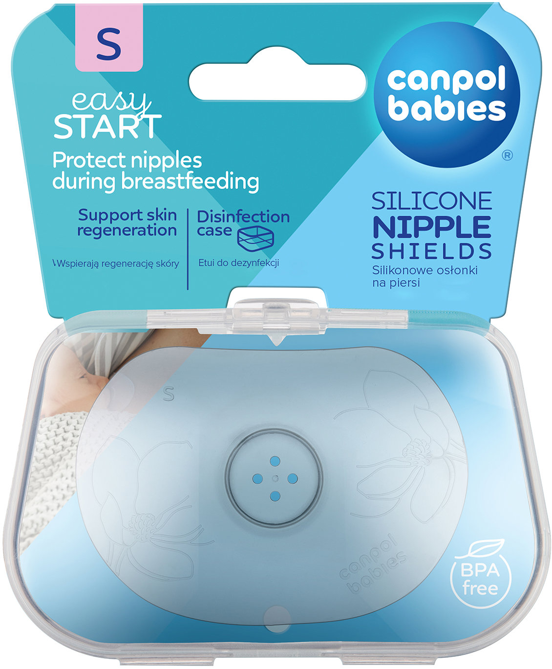 Canpol babies Easy Start veľ. S 2 ks