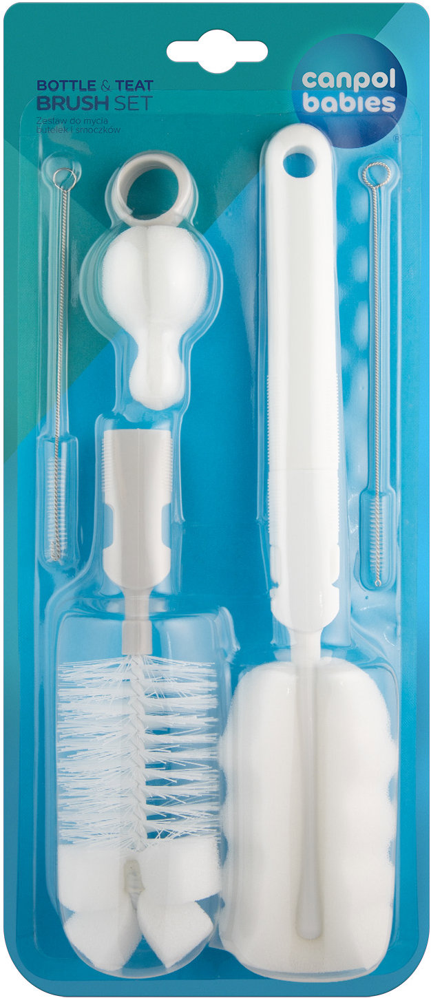 Canpol babies Súprava kief na čistenie fľašiek a cumlíkov