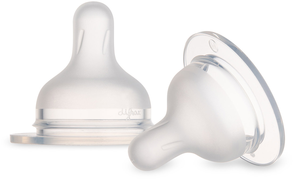 Canpol babies Cumlík silikónový na fľašu S-Shape 9 m+ 2 ks