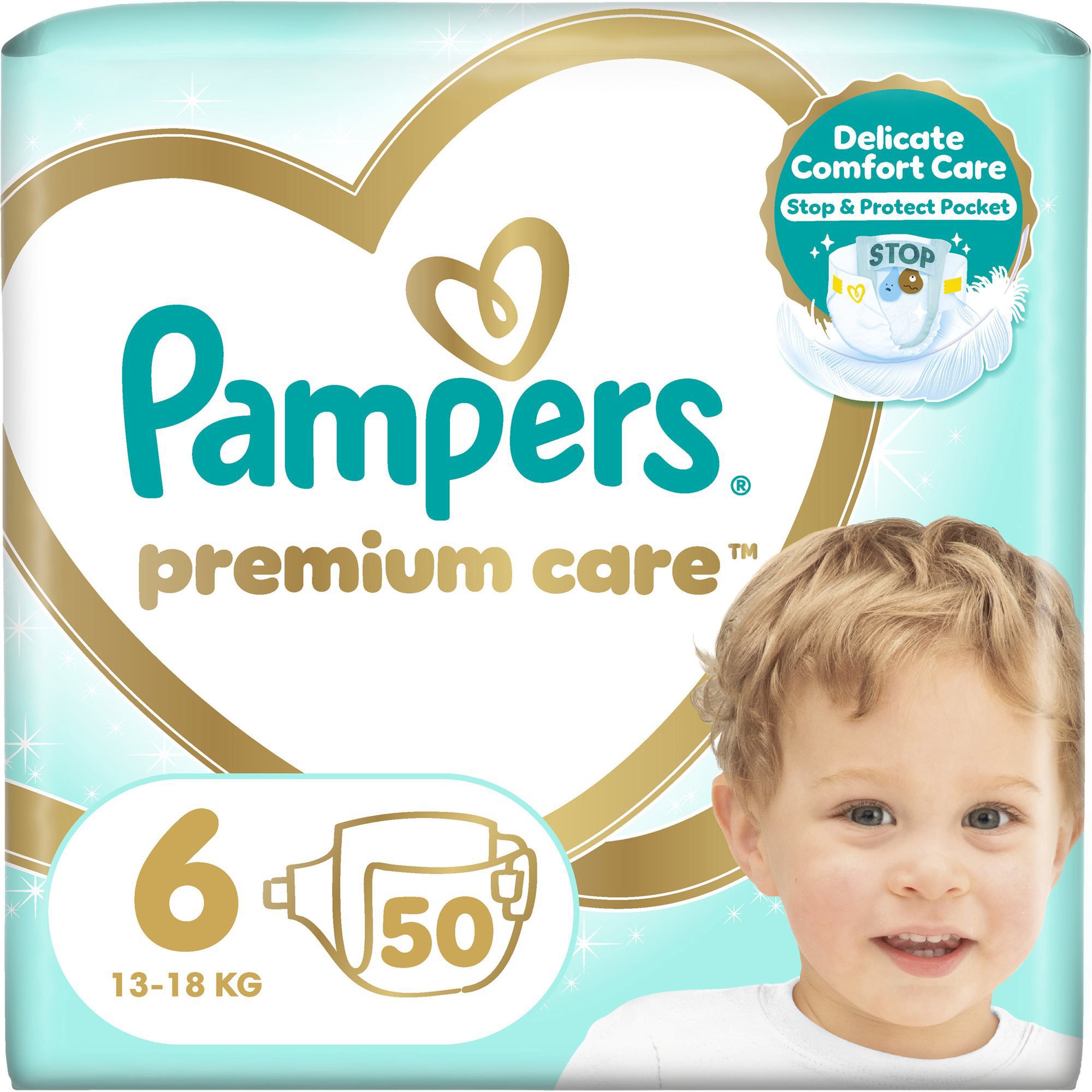 PAMPERS Premium Care veľkosť 6 (50 ks)