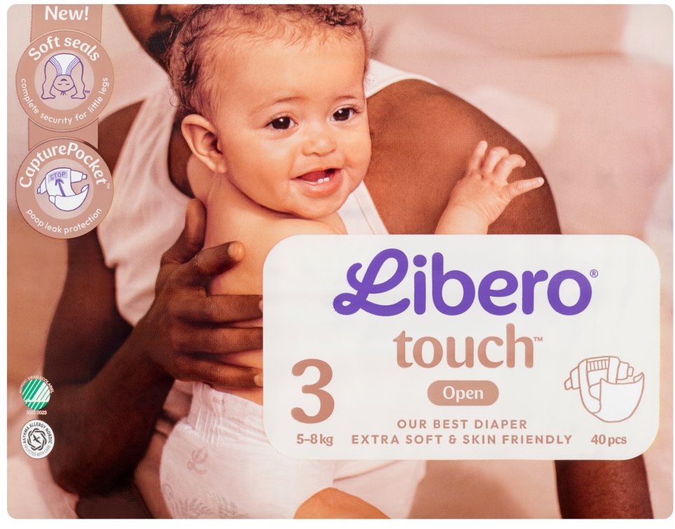 Libero Touch veľkosť 3 (40 ks)