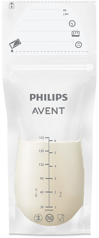 Philips AVENT SCF603/25 Vrecká na materské mlieko 180 ml, 25 ks