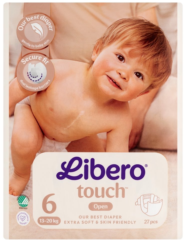 Libero Touch veľkosť 6 (27 ks)
