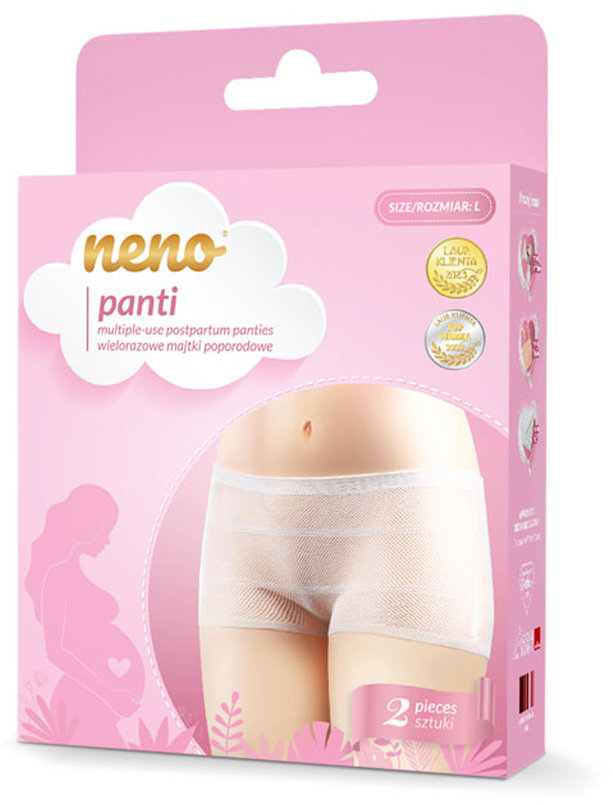 NENO Popôrodné nohavičky na opakované použitie Panti L, 2 ks