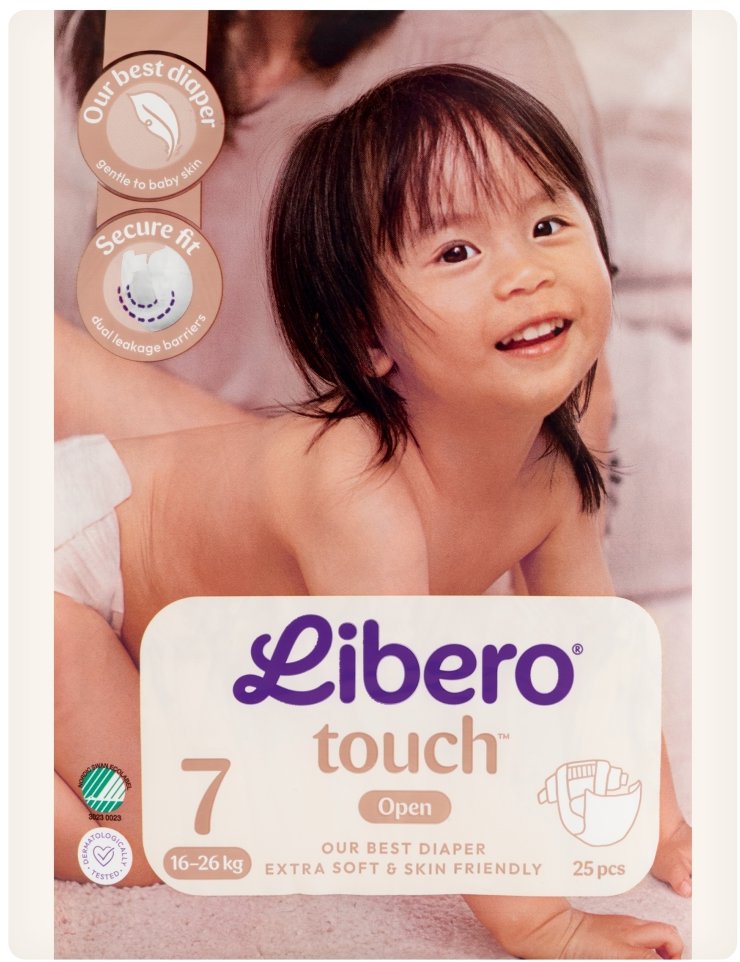 Libero Touch veľkosť 7 (25 ks)