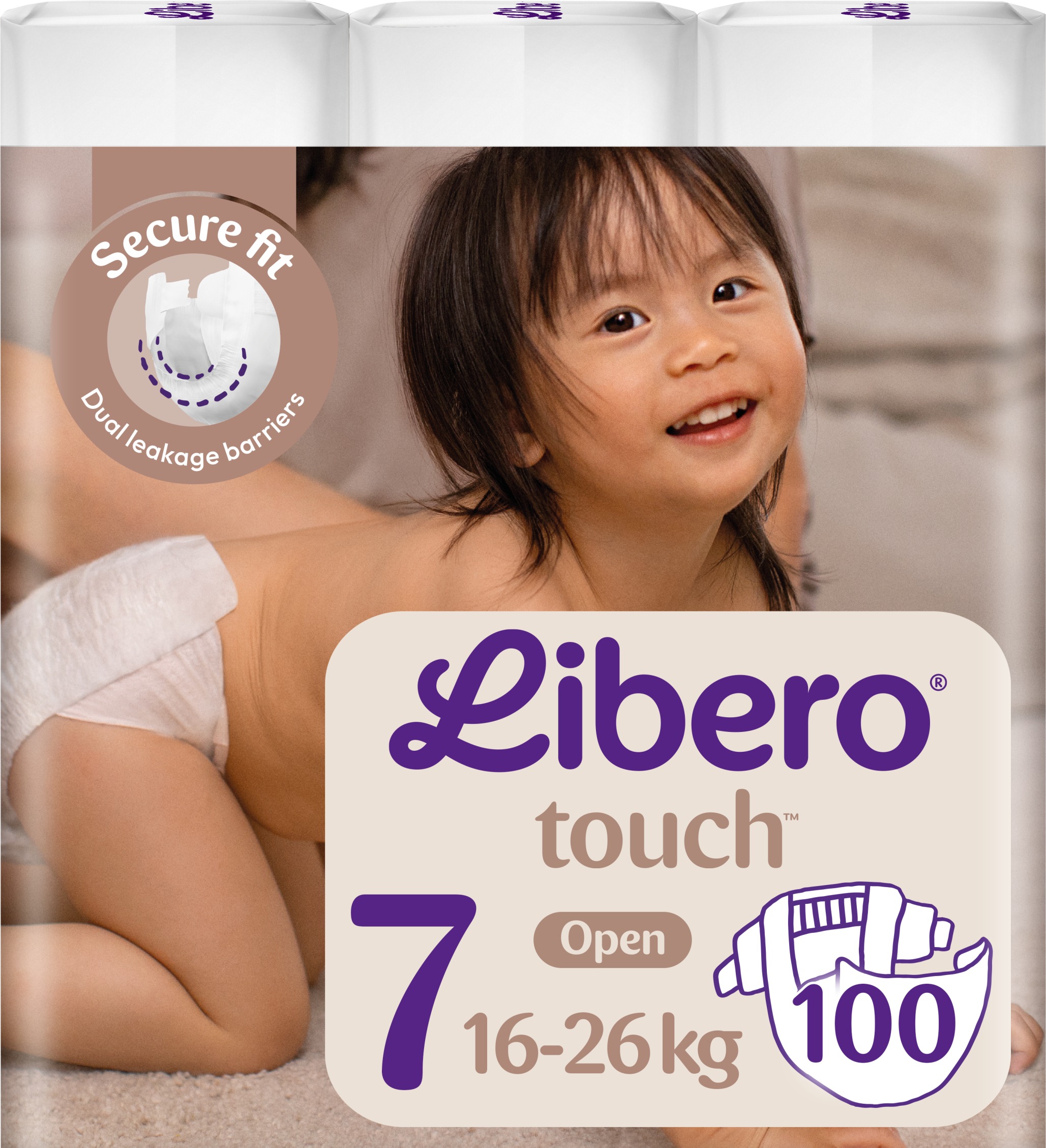 Libero Monthly Pack Touch veľkosť 7 (100 ks)