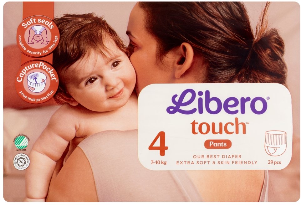 Libero Touch veľkosť 4 (29 ks)