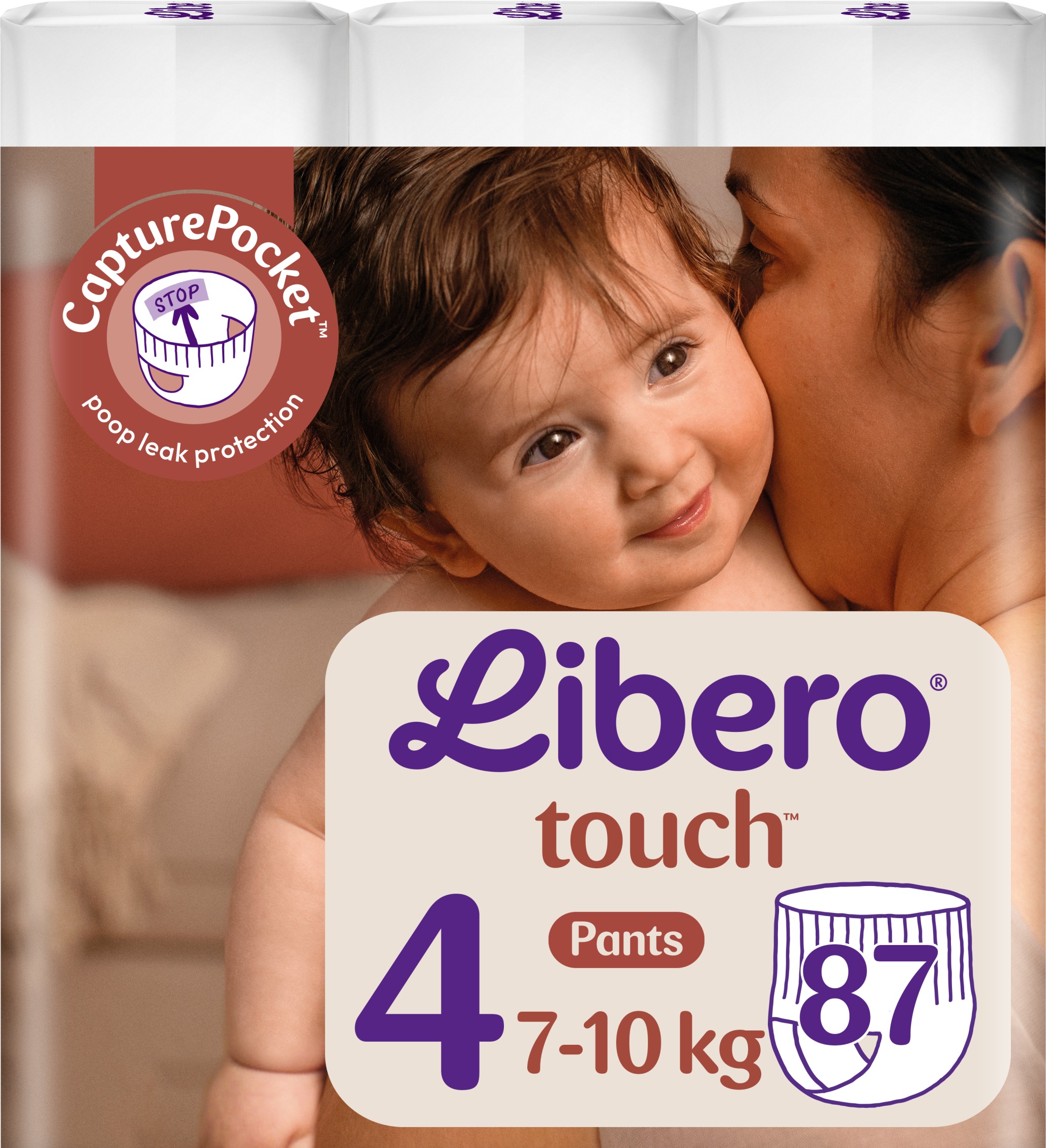 Libero Monthly Pack Touch veľkosť 4 (87 ks)