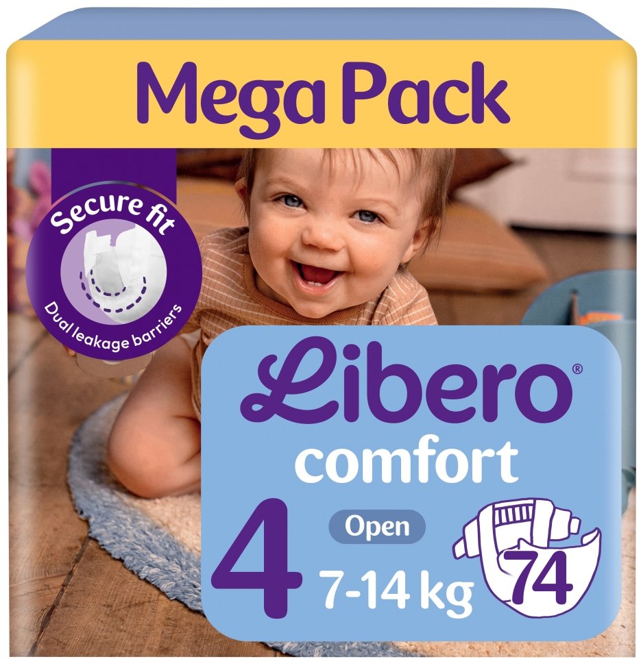 Libero Comfort Mega Pack veľkosť 4 (74 ks)