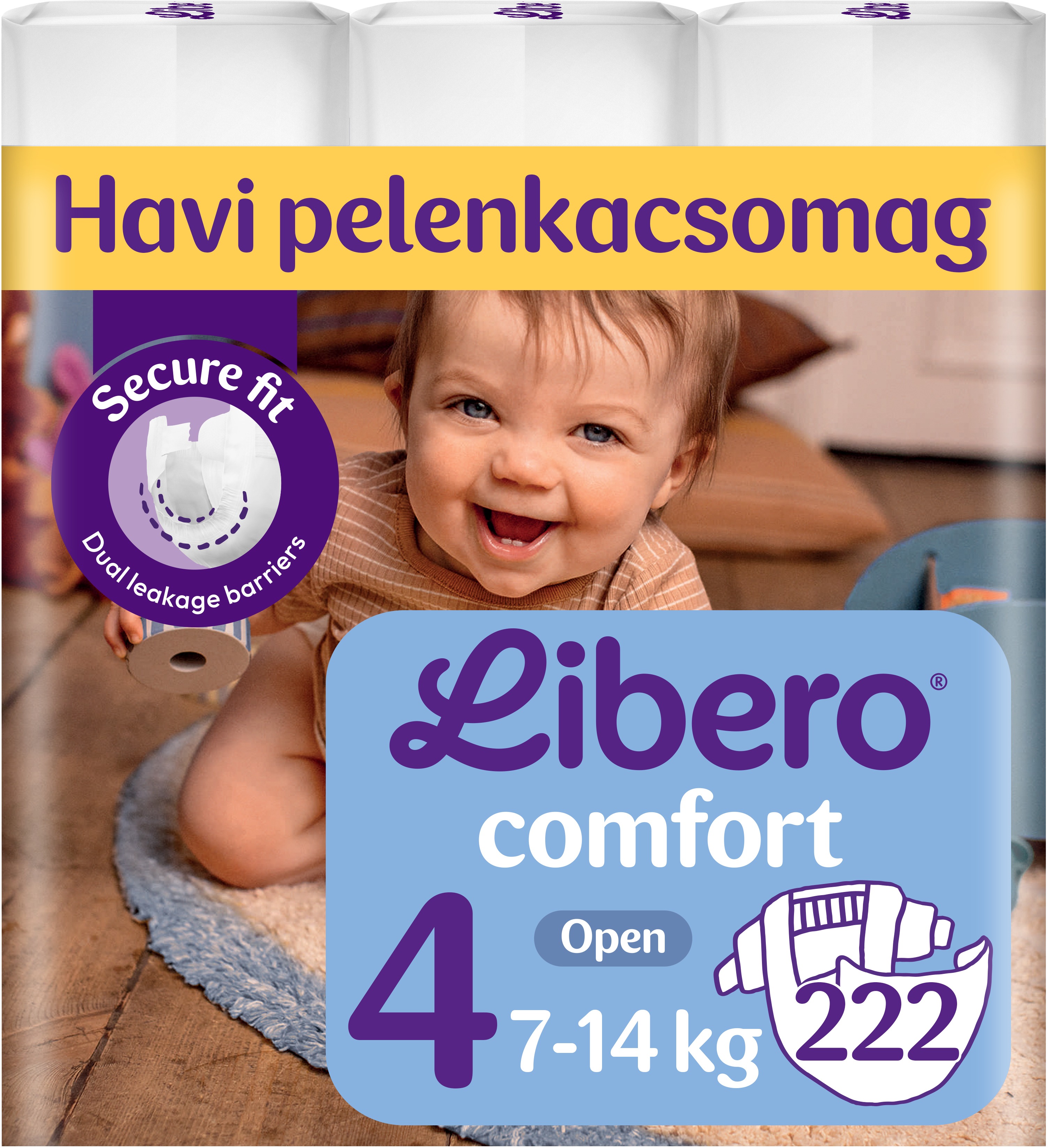 Libero Monthly Pack Comfort Mega Pack veľkosť 4 (222 ks)