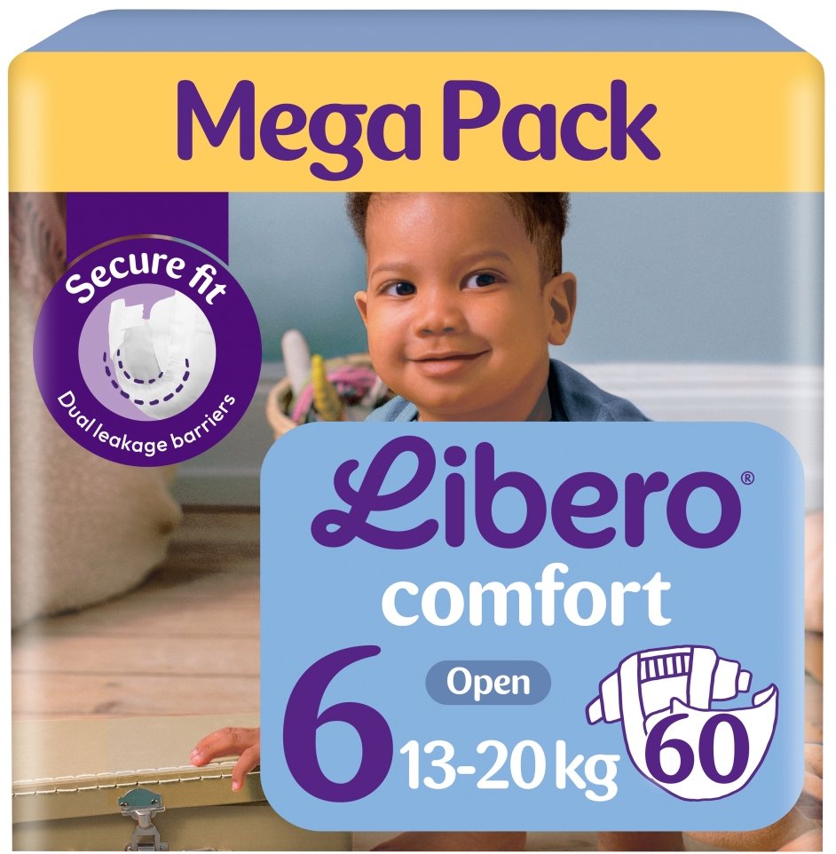 Libero Comfort Mega Pack veľkosť 6 (60 ks)