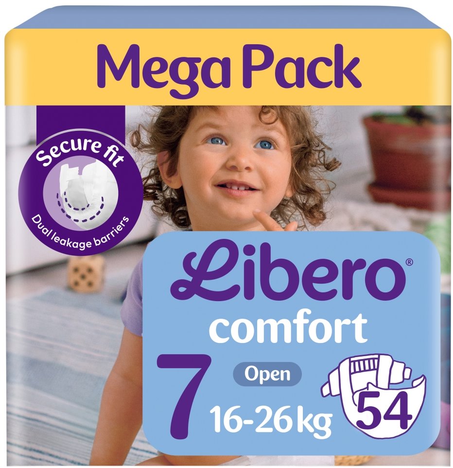 Libero Comfort Mega Pack veľkosť 7 (54 ks)