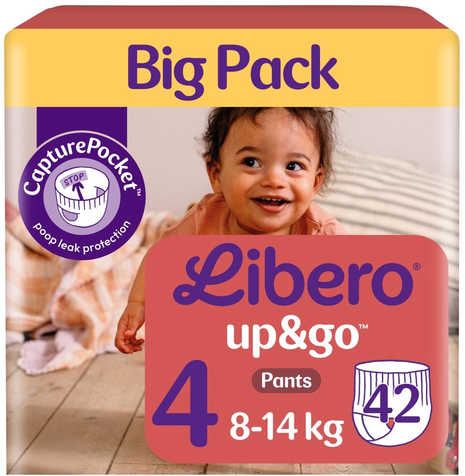 Libero Up&Go Big Pack veľkosť 4 (42 ks)