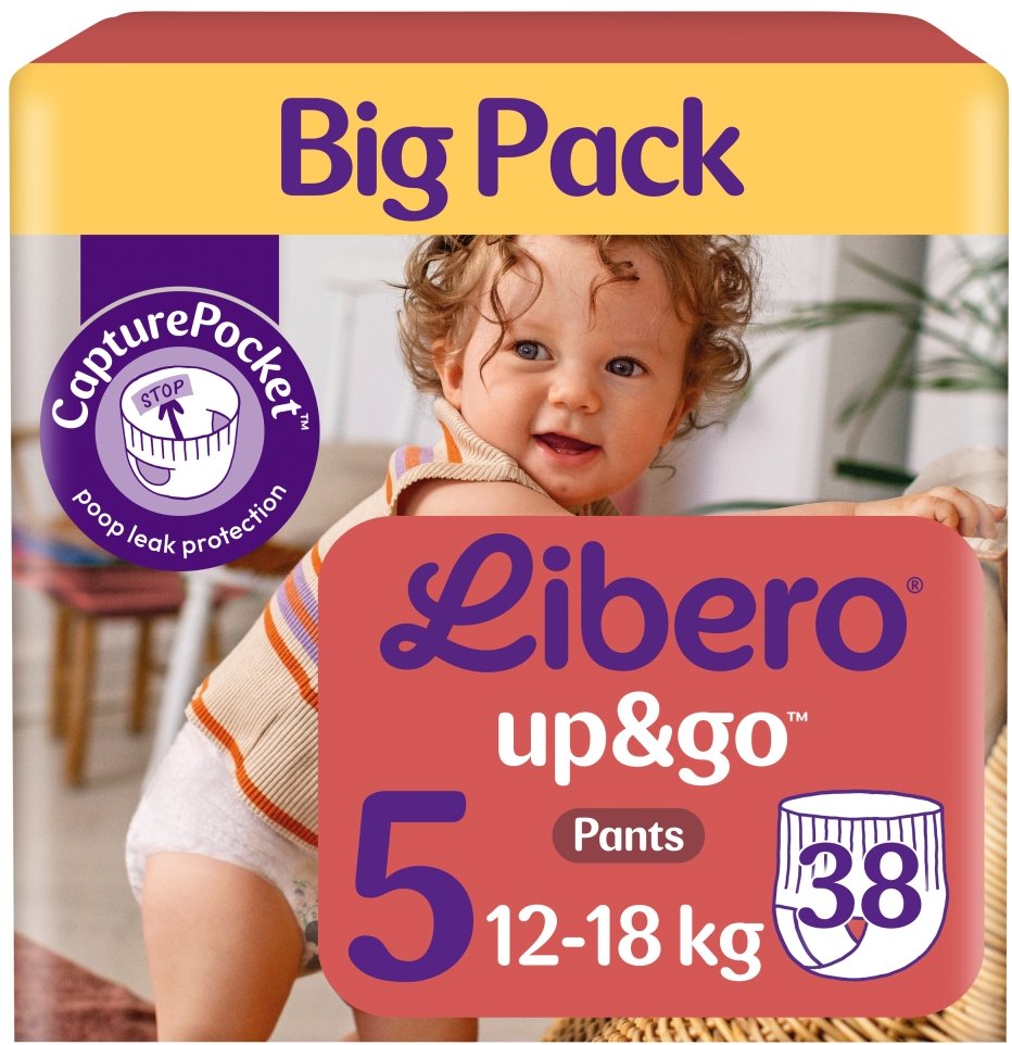 Libero Up&Go Big Pack veľkosť 5 (38 ks)