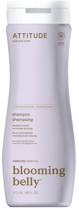 ATTITUDE Blooming Belly – Prírodný šampón nielen pre tehotné s arganom, 473 ml