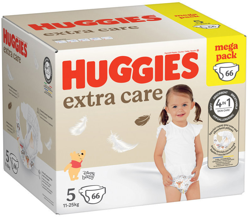 HUGGIES Extra Care veľ. 5 (66 ks)