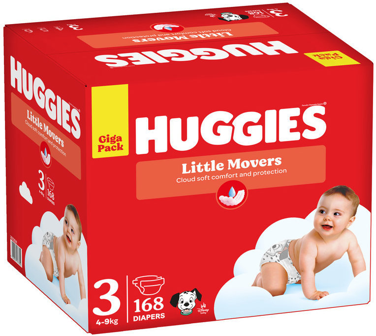 HUGGIES Little Movers veľ. 3 (168 ks)
