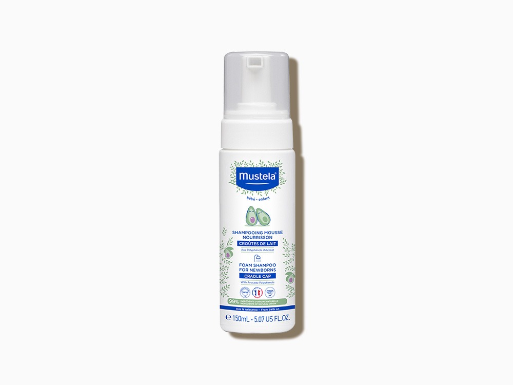 MUSTELA Penový šampón pre novorodenca 150 ml