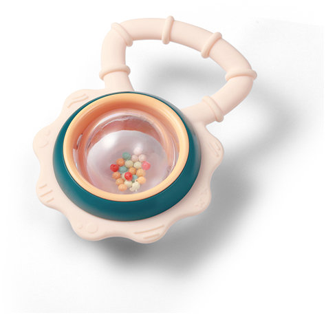 BabyOno Hrkálka s hryzadlom Flower 3 m+