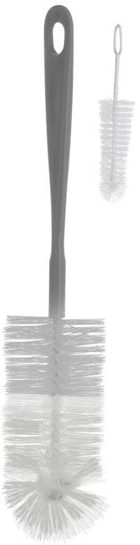 BabyOno kefy na fľaše sivé 2 ks